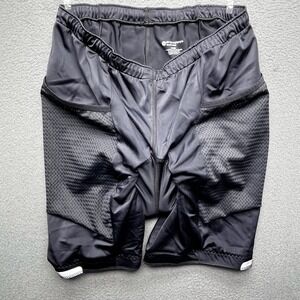 Aero Tech Designs Men Cycling Shorts Nylon Spandex Lg Padded Bike Shorts Black